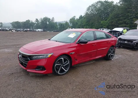2022 Honda Accord Sport Special Edition из США, поврежденный, VIN 1HGCV1F48NA053210